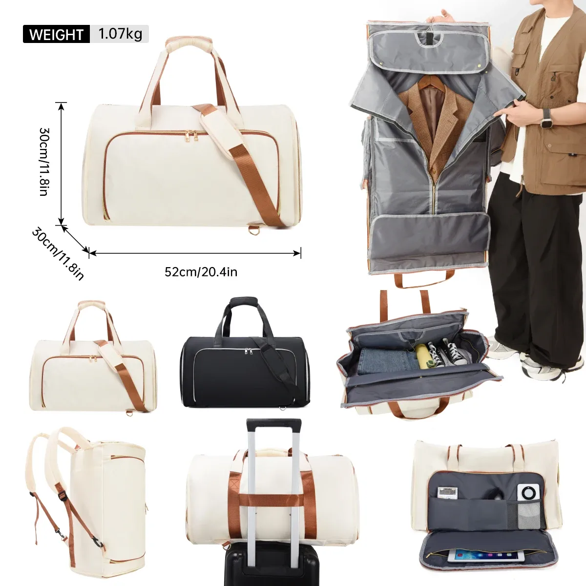 sac de voyage extra large, pochette pour hommes et femmes, sac de rangement matelassé, bagage à main, bagage à roulettes, bagage de déménagement, multi-usages