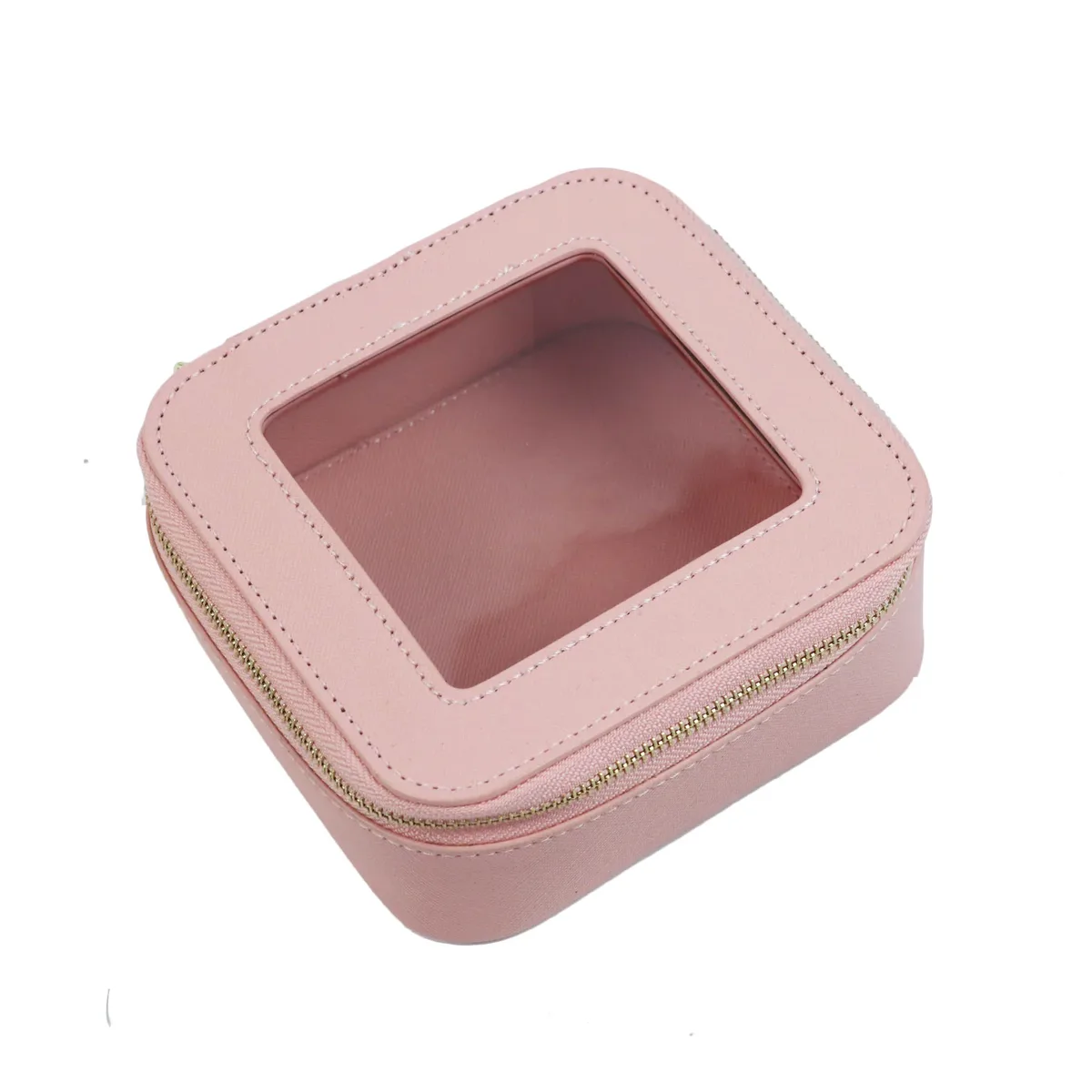 sac de rangement multifonctionnel en cuir saffiano personnalisé pour cosmétiques, portable, imperméable, pour rouge à lèvres et crème visage, grande capacité, idéal pour les voyages