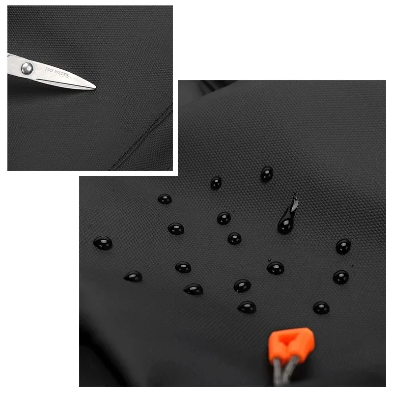 sac à dos de luxe pour hommes, sac à dos pour ordinateur portable de haute qualité 15.6 pouces, sac de voyage étanche de grande capacité, sacs à dos d'école à la mode pour hommes