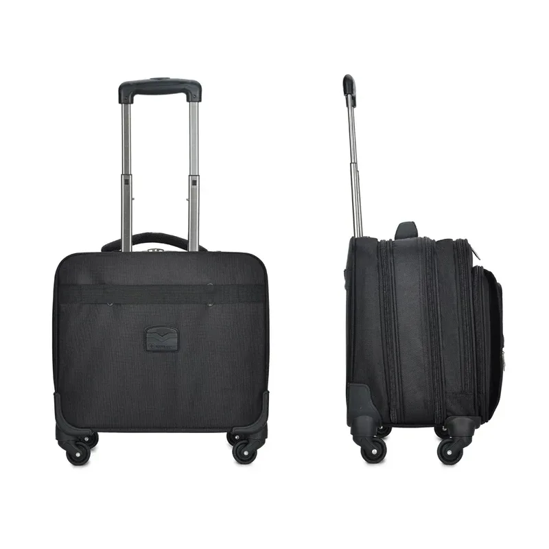 valise de voyage multifonction en tissu oxford, boîte d'embarquement pour ordinateur de 18 pouces, bagages roulants, boîtier de chariot à roues universelles