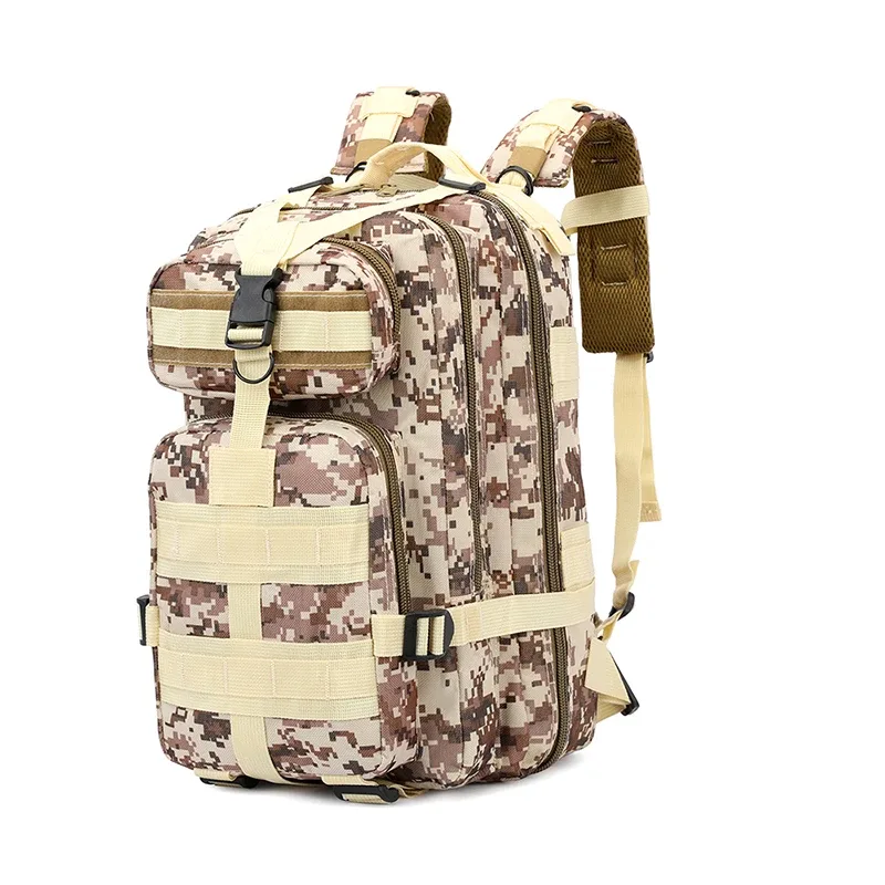 sac à dos tactique 3p, sac à dos de voyage pour randonnée en plein air et alpinisme, sac à double bandoulière, livré avec un sac de poitrine
