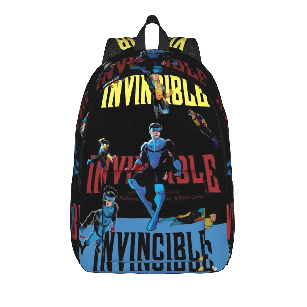 sac à dos invincibles comic pour hommes et femmes, sac à bandoulière pour ordinateur portable, durable, à la mode, pour lycée, randonnée, voyage
