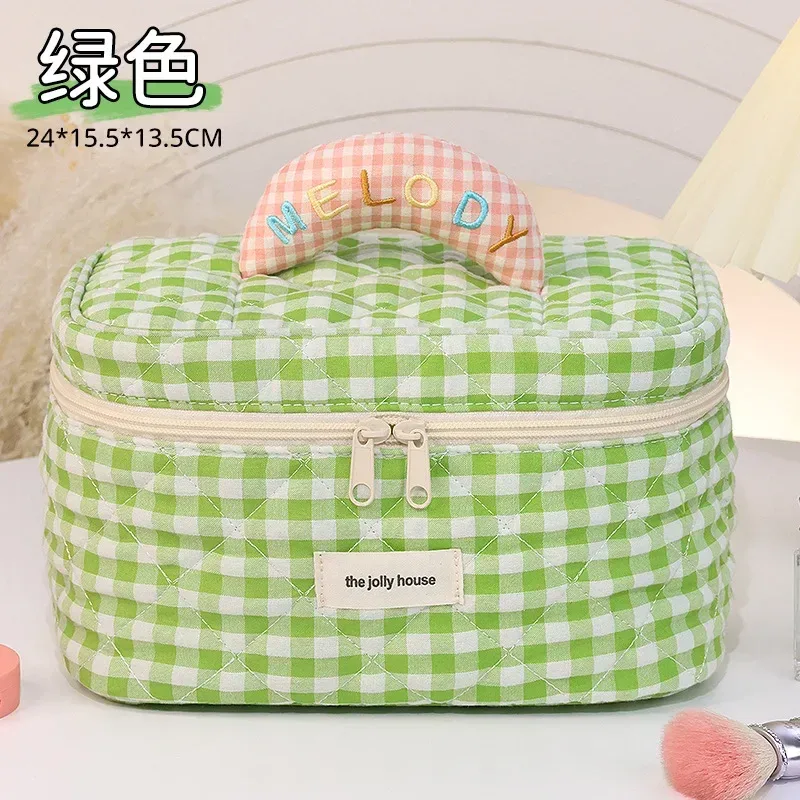 nouvelle trousse de maquillage grande capacité, organiseur de voyage, sac cosmétique de beauté coréen mignon, sac de rangement portable, essentiels de voyage