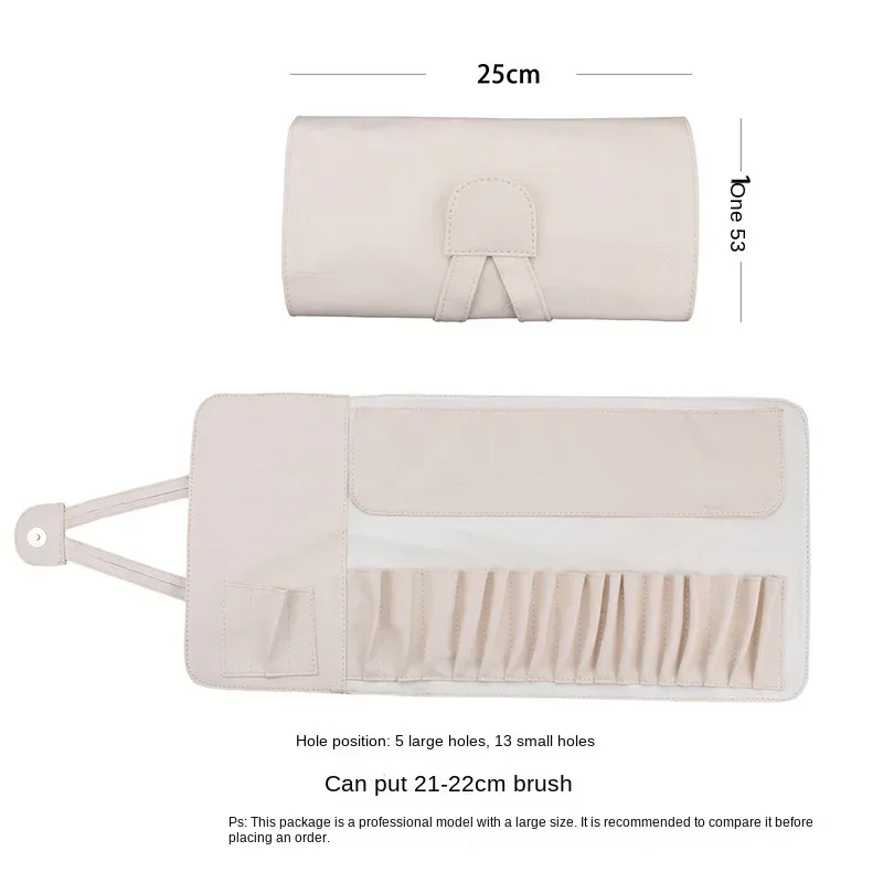 sac à pinceaux de maquillage pliable pour femmes, organisateur de voyage, trousse de toilette cosmétique pour outils de beauté, pochette d'accessoires de lavage