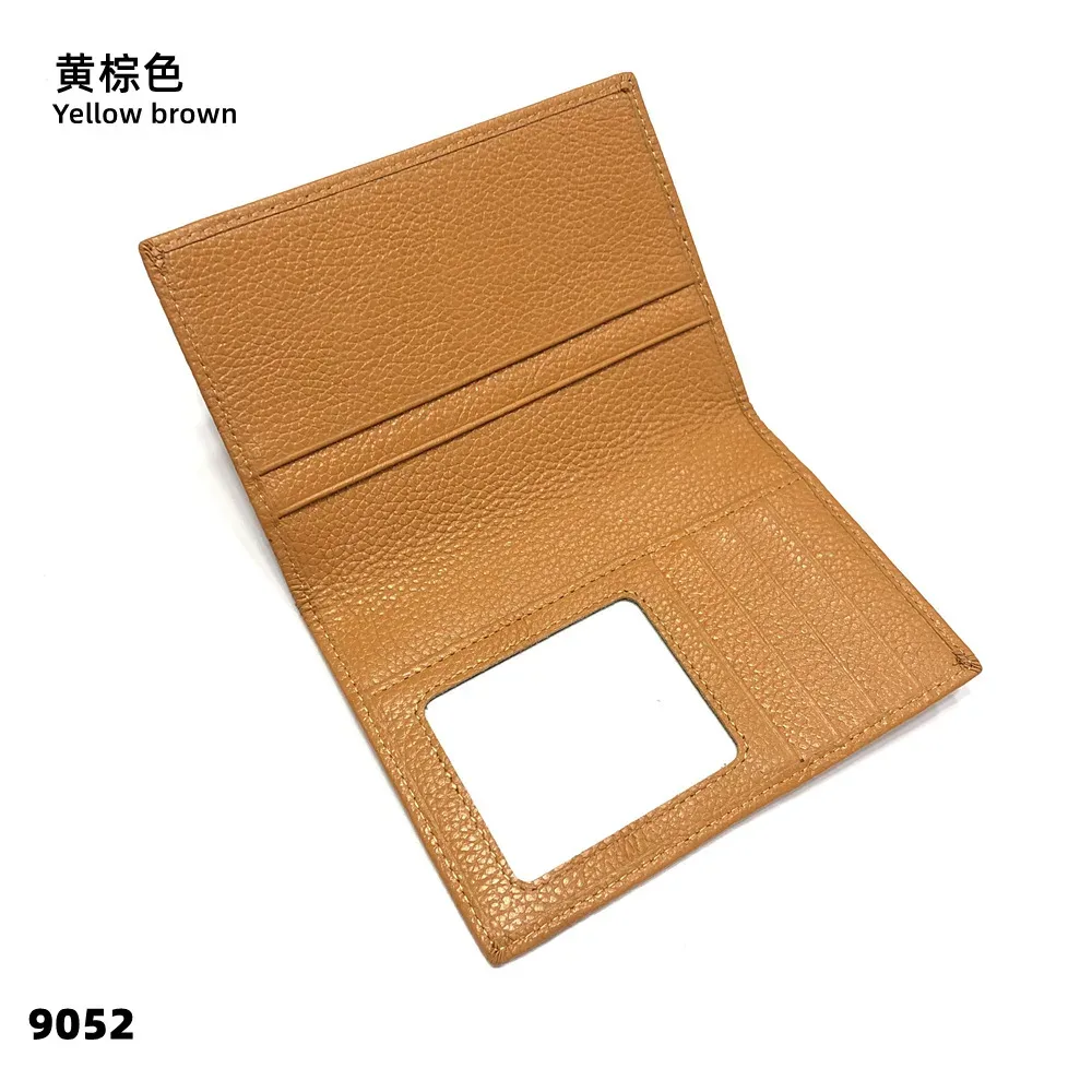 portefeuille porte-passeport personnalisé en cuir, sac à documents de grande capacité pour hommes et femmes, couverture de passeport en cuir pratique