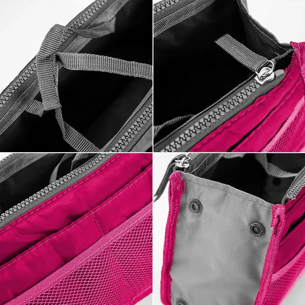 sac à main multi-poches pour organisateur de maquillage, sac à cosmétiques de grande capacité, sac à main de voyage multicolore portable