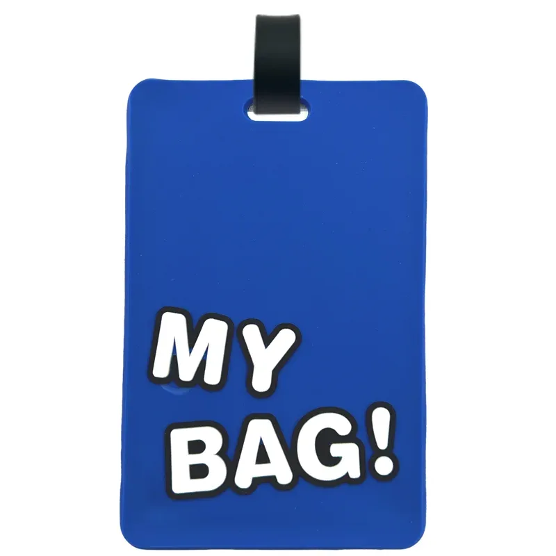 étiquettes de voyage portables en gel de silice, accessoires de voyage, étiquettes de valise, nom, identification, adresse, étiquette d'embarquement pour bagages, 1/7 pièces