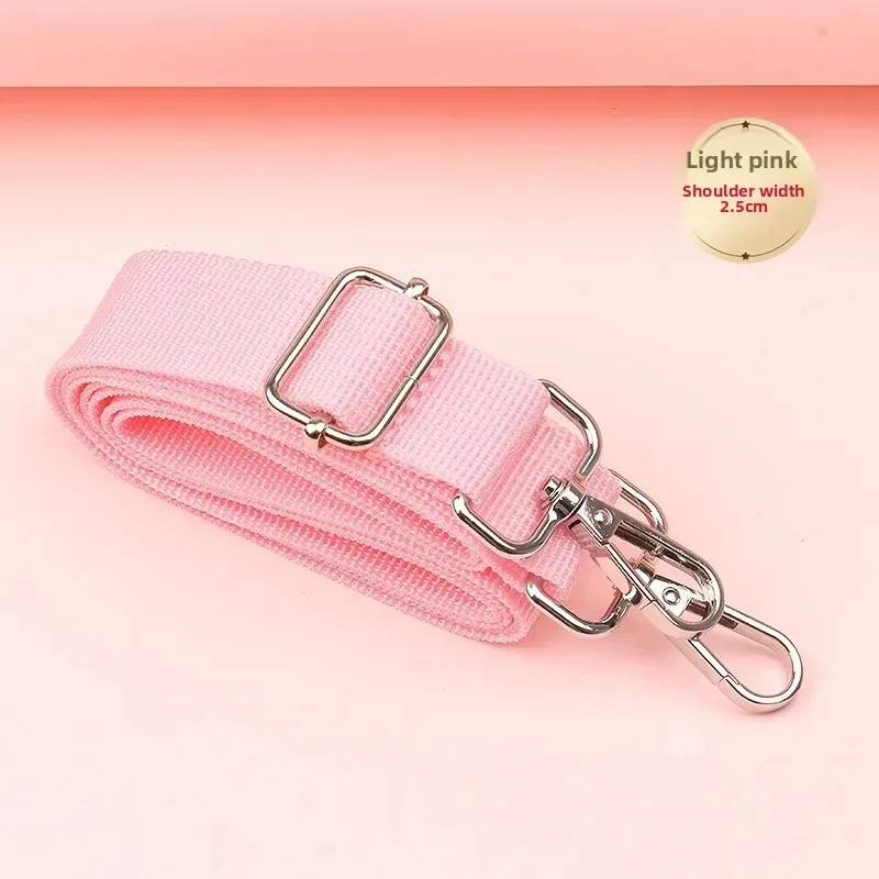 sac à bandoulière large de couleur pure, sac d'ordinateur, haut-parleur, appareil photo, sangle de tasse d'eau, accessoires polyvalents en fibre de polyester