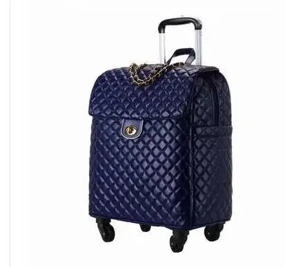 sac à bagages à roulettes en pu pour femme, bagage à roulettes, valise à roulettes, cabine, voyage, nouveau, 2020
