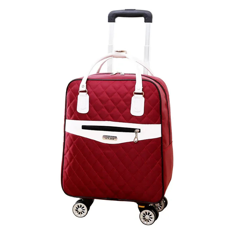 sac à roulettes pour femmes, sac à dos de voyage avec roulettes, sac à roulettes oxford de grande capacité, valise à roulettes pour voyage.