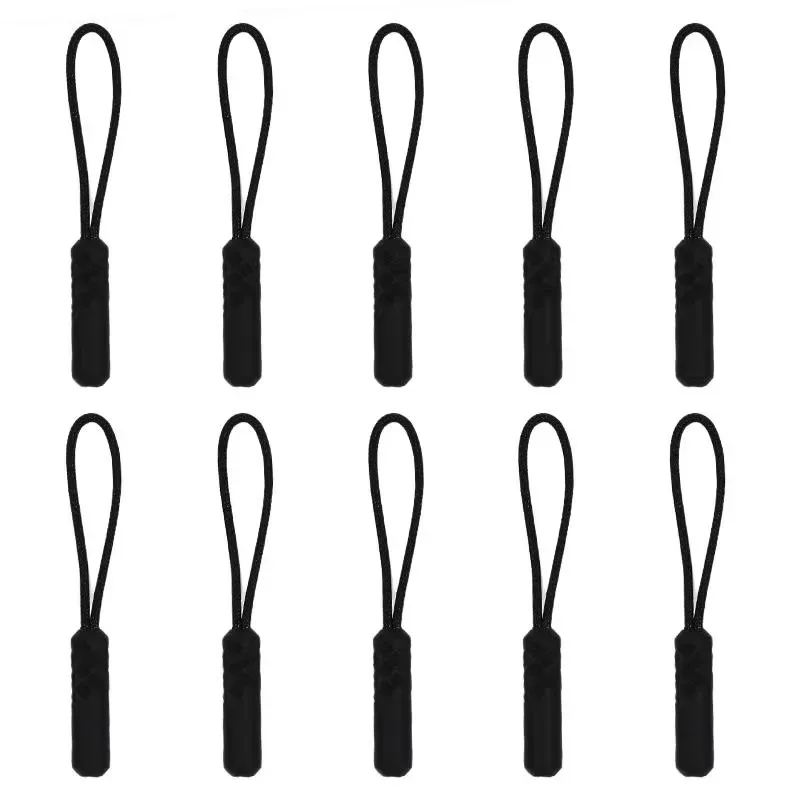 10/20 pièces tiroir de fermeture éclair, embout de remplacement pour cordon, clip de fixation pour boucle cassée, languette de fermeture éclair pour sac de voyage, valise, tente, sac à dos