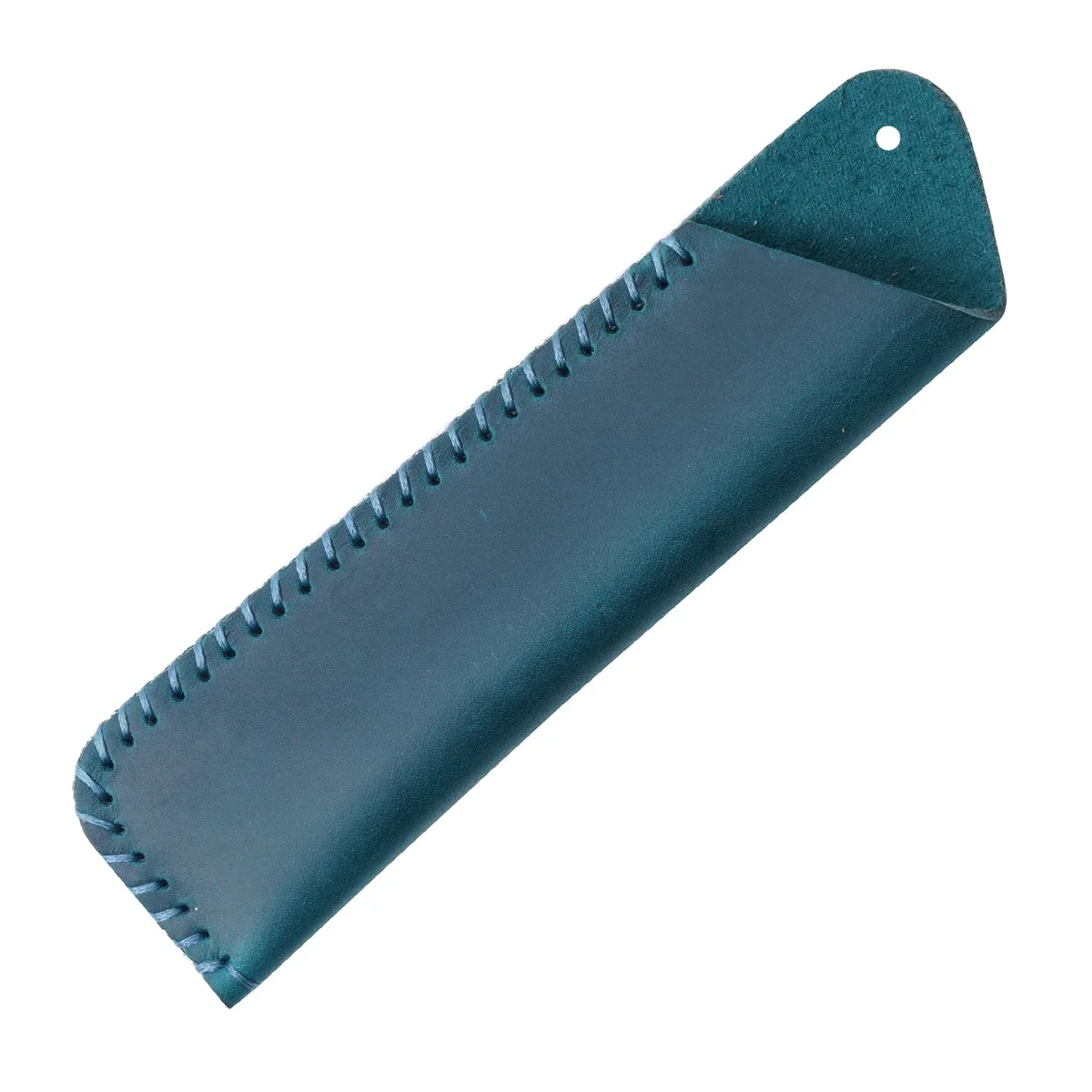 étui à stylos en cuir véritable fait main, cadeau créatif, style rétro simple et personnalisé, en cuir de vachette pleine fleur, housse de protection