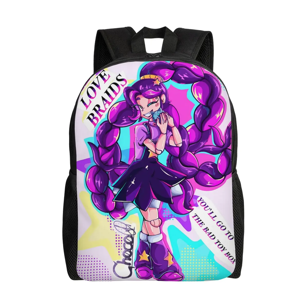 sac à dos de randonnée en polyester pour femme, durable et élégant, idéal pour le lycée - liilyys-loveebraided rucksack