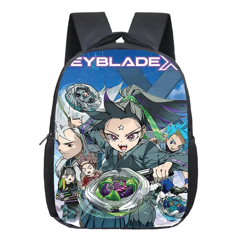 sac à dos anime beyblade 2026 pour garçons et filles, sac à dos harajuku, sac à dos décontracté pour étudiants, sac de voyage à grande capacité avec fermeture éclair, mochila