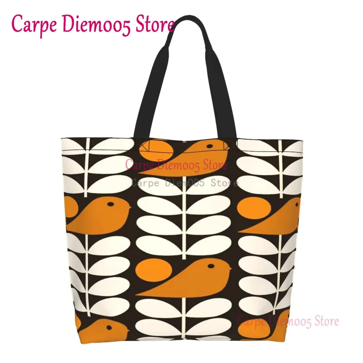 orla kiely sac fourre-tout grande capacité pour femme, sac d'épicerie pour femme, initié