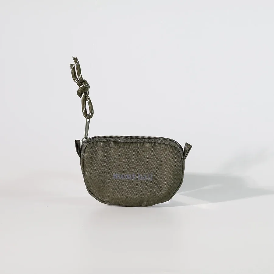 porte-monnaie léger d'extérieur avec fermeture éclair, mini sac de rangement pour écouteurs, petit sac suspendu pour clés et cartes, en tissu oxford neutre et minimaliste