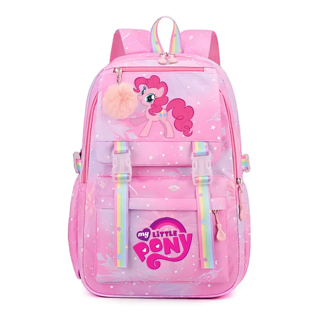 my little pony sac à dos imperméable de grande capacité pour femmes et filles, sac à dos léger pour l'école, sac à dos de voyage décontracté