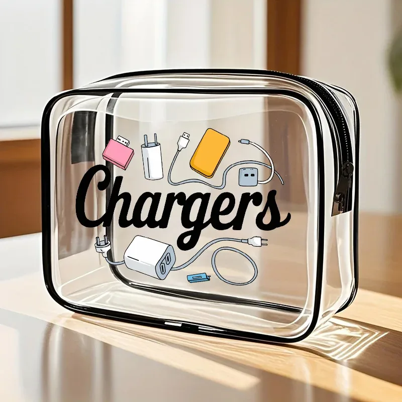 sac à fermeture éclair en pvc transparent imperméable, organiseur de cosmétiques pour les voyages d'été, sac de rangement pour articles de toilette et maquillage, trousse de toilette