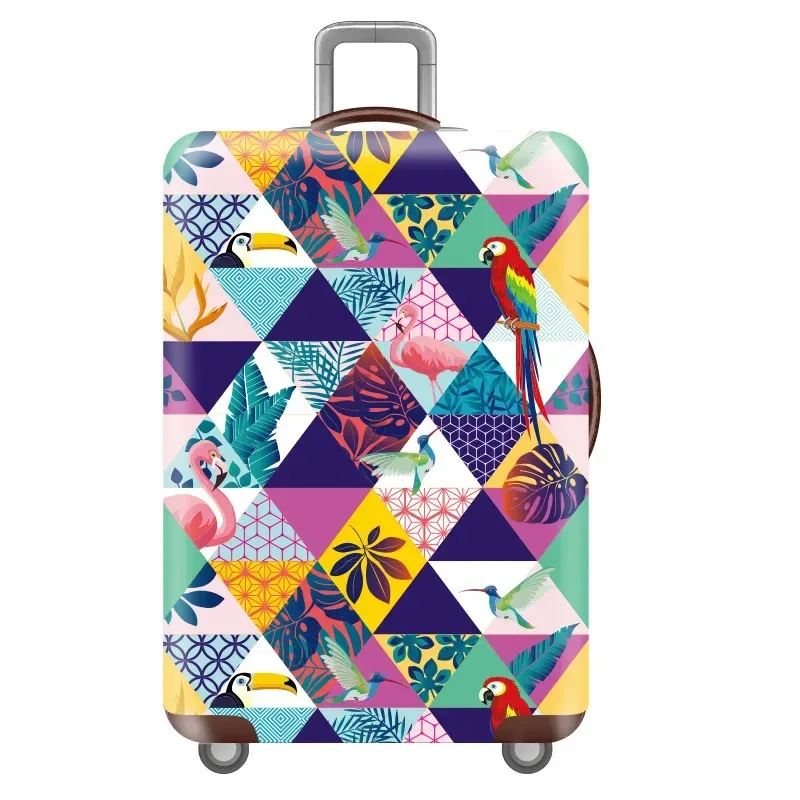 housse de bagage géométrique plus épaisse, housse de protection élastique pour valise de voyage de 18 à 32 pouces, accessoires de voyage, nouveau