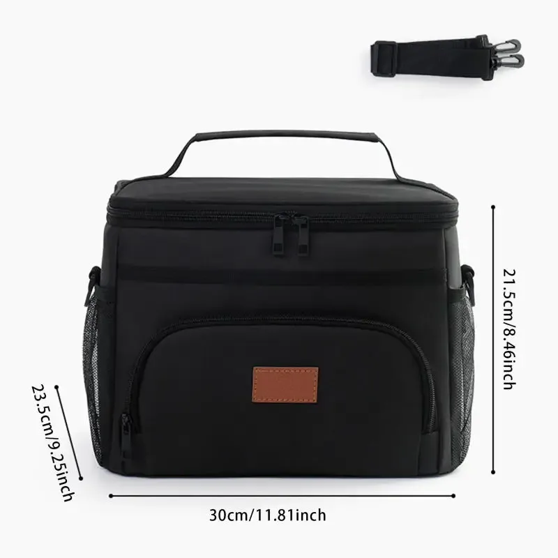 sac à dos isotherme grande capacité anti-fuite pour pique-nique, sac de rangement extérieur chaud et froid, sac à bandoulière