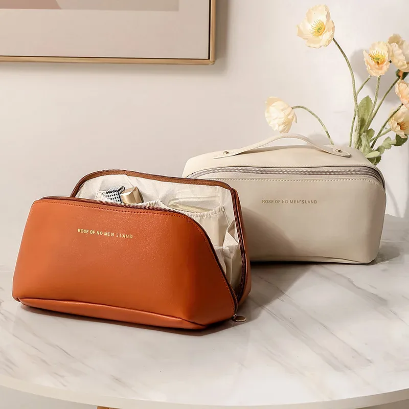 sac de rangement de cosmétiques, grande capacité, portable, ins, haut de gamme, célèbre sur internet, nouveaux cosmétiques de voyage, sac de rangement de produits de toilette