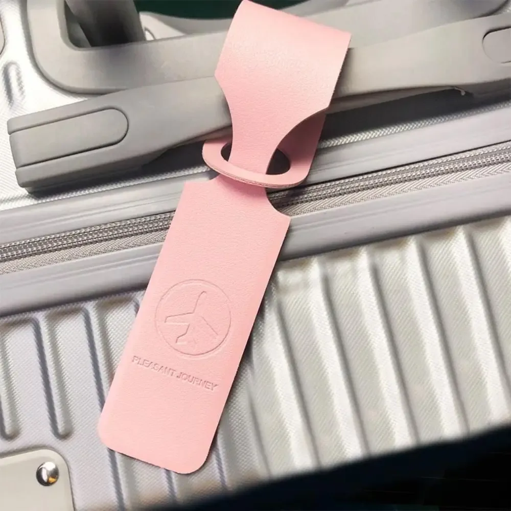 étiquette de bagage en cuir pour valise, sac à main, accessoires de voyage pour l'enregistrement à l'aéroport, étiquette de bagage pour carte d'embarquement, étiquette de bagage pour avion