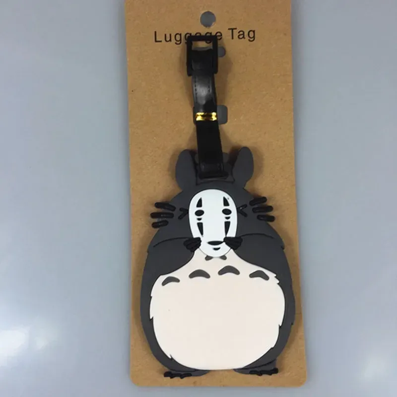 étiquette de bagage créative en silicone pour homme sans visage, étiquette de voyage portable, porte-adresse d'identification, accessoires de valise, nouveau style de mode