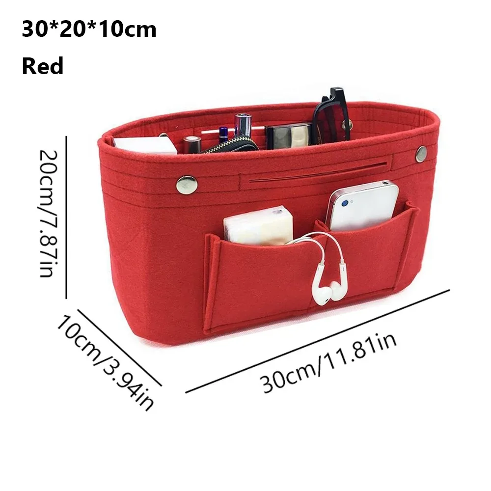 organisateur de sac à main en feutre simple, support de sac, doublure de sac à main de grande capacité, organisateur de rangement portable