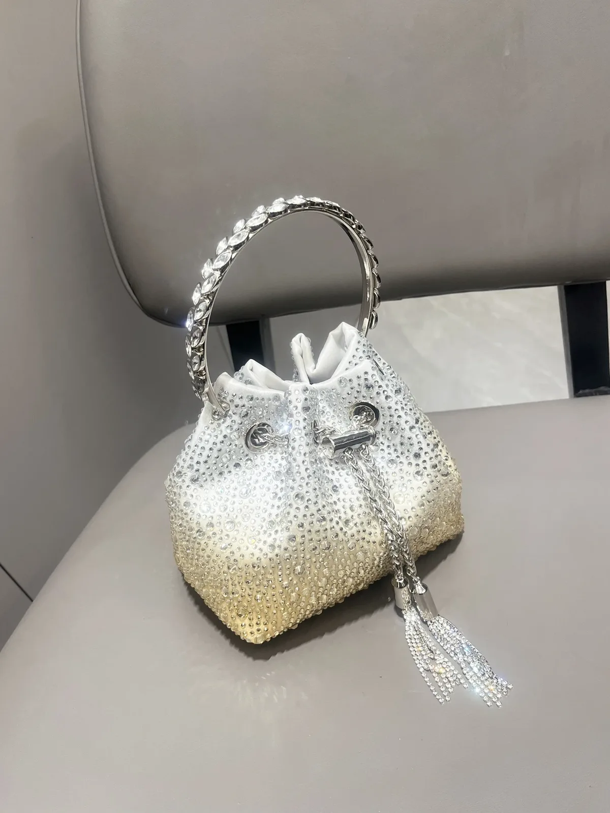 poignée strass pochette de soirée sacs à main et sac à main de luxe sac à bandoulière design brillant cristal pochette sac à main sac seau