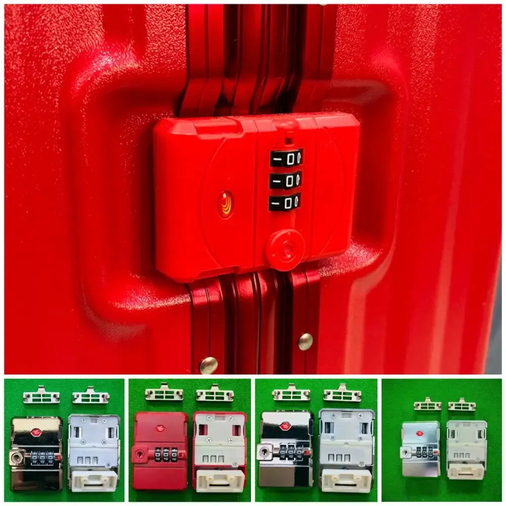 Serrure à code durable multicolore pour bagages, accessoires de remplacement, boucle de verrouillage de valise, loquet de sécurité, serrure à clé pour sac de voyage