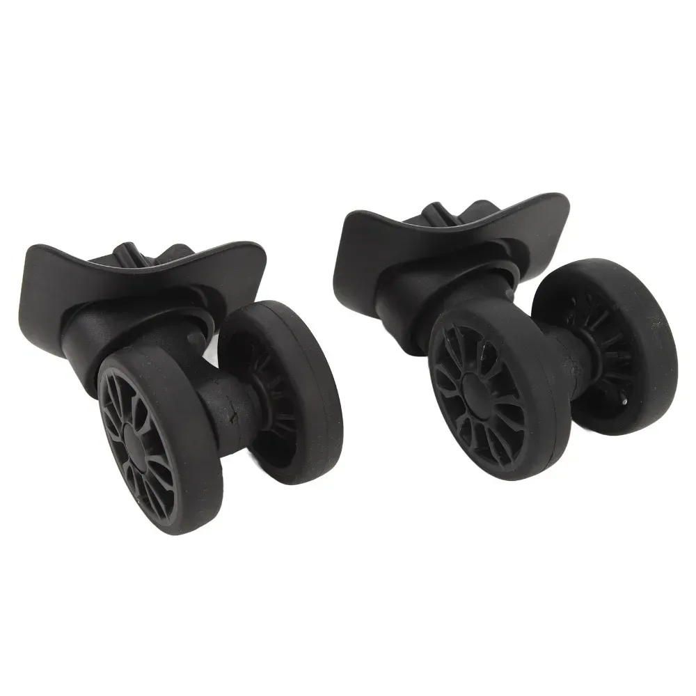1 paire de roues de rechange abs pour bagages, légères, installation facile, roulettes universelles pour valises, roues de rechange silencieuses pour bagages