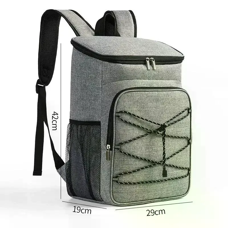 sac à dos isolé-sac isolé en tissu oxford grande capacité pique-nique en plein air sac à dos isolé voyage sac isotherme de bière