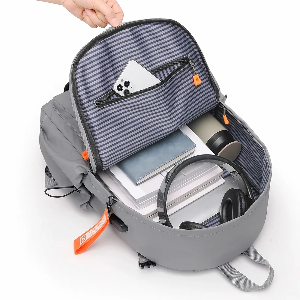 un tissu hydrofuge élégant, simple et de haute qualité de 15,6 pouces avec le même sac à bandoulière pour hommes et femmes.