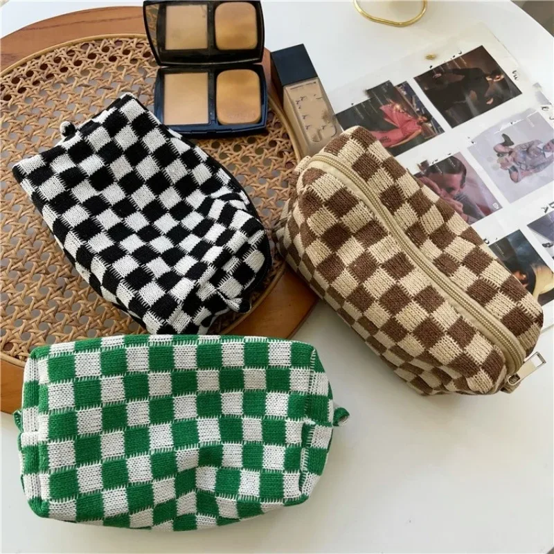 Trousse à cosmétiques trousse de maquillage trousse de maquillage de voyage Portable pochette à crayons mignonne trousse de toilette pour femmes pour les filles en voyage
