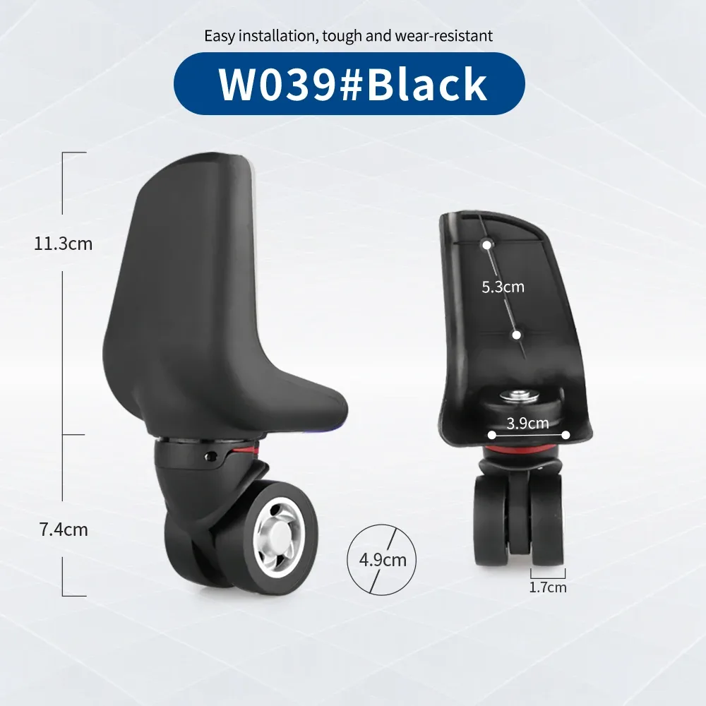 accessoires de roulettes pour bagages, roulettes universelles, accessoires de valise en cuir, roulettes de remplacement pour valise à roulettes