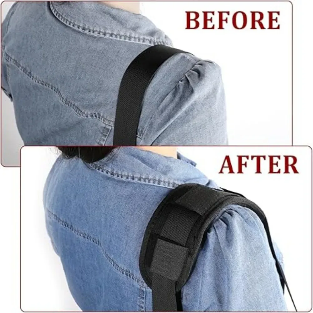 support sac dos tissu nylon noir bandes velcro marron stabilisation transport ergonomie plein air