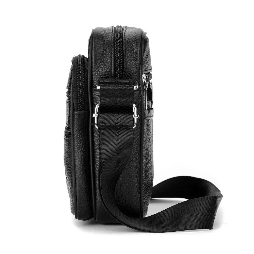 sac à bandoulière pour hommes, sacoche d'affaires décontractée vintage, sac à bandoulière de voyage en cuir de haute qualité pour hommes