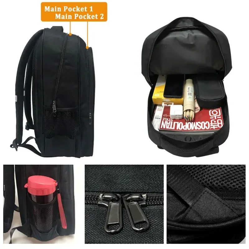 sac à dos de jeu avec tracteur de ferme imprimé, sac d'école de dessin animé pour garçon et fille, sac à dos pour ordinateur portable