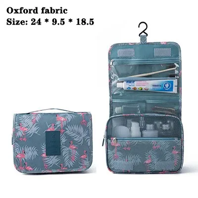trousse de maquillage étanche de voyage, trousse de toilette suspendue pour femme, sac à cosmétiques pliable, organisateur, trousse de lavage, pochette de trousse de toilette portable