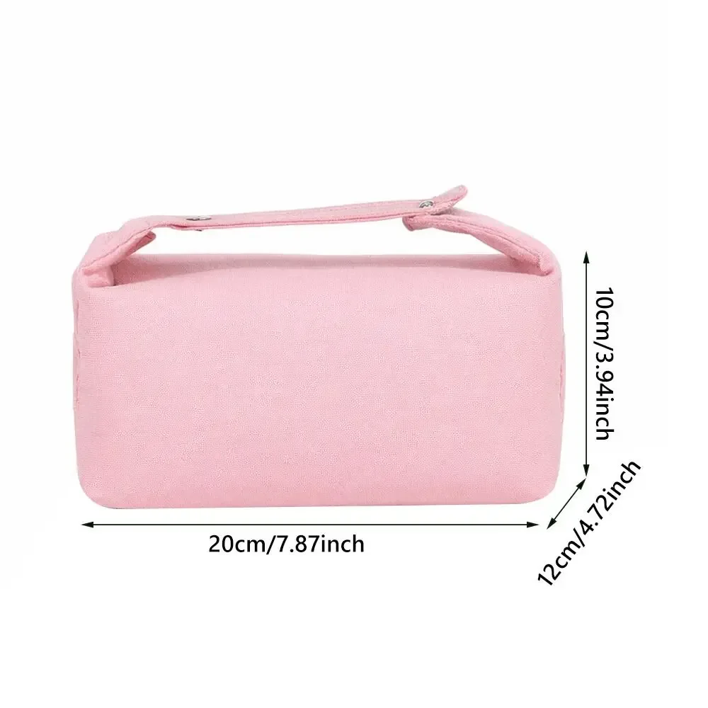sac de rangement cosmétique tendance grande capacité, trousse de toilette portable en toile, pochette de maquillage