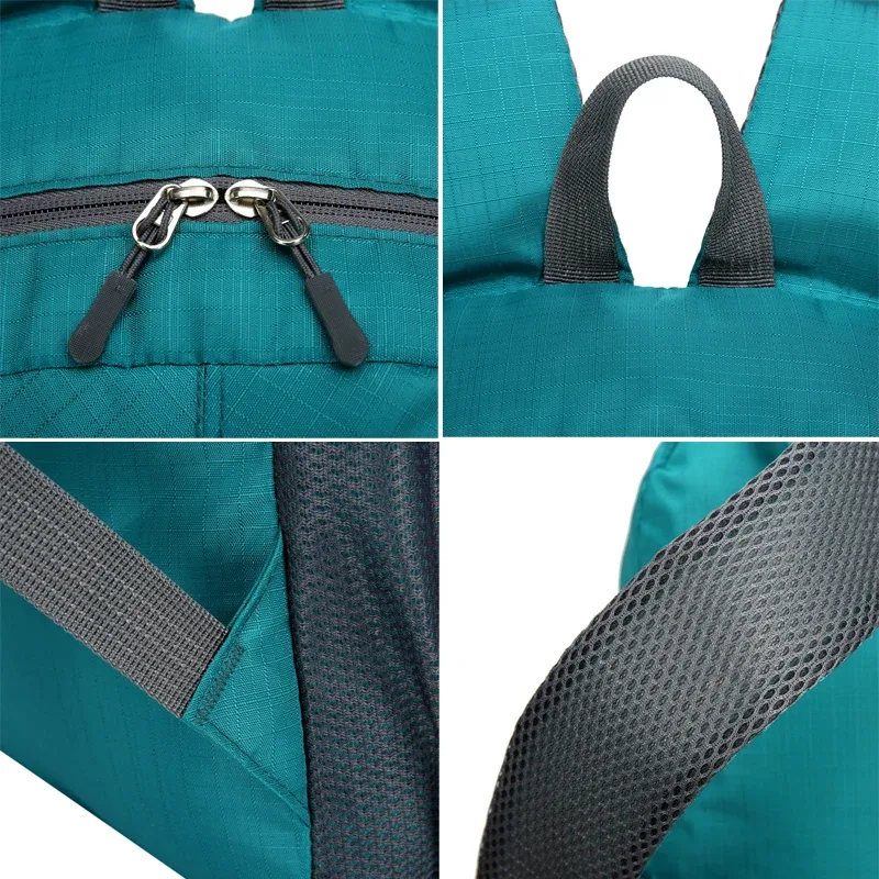 sac à dos de rangement léger, sac à dos de sports de plein air, sac à dos pliable, sac à dos de voyage de loisirs pour hommes et femmes