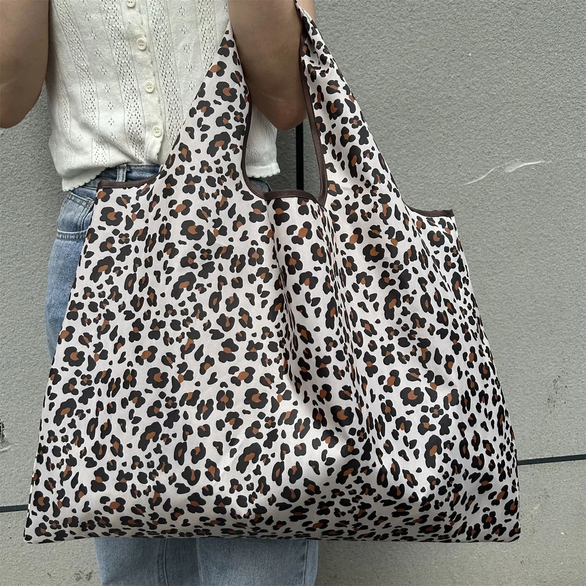 sac écologique pliable pour femmes, sac de courses ultra léger, sac fourre-tout écologique, sac fourre-tout pliable pour le quotidien des femmes