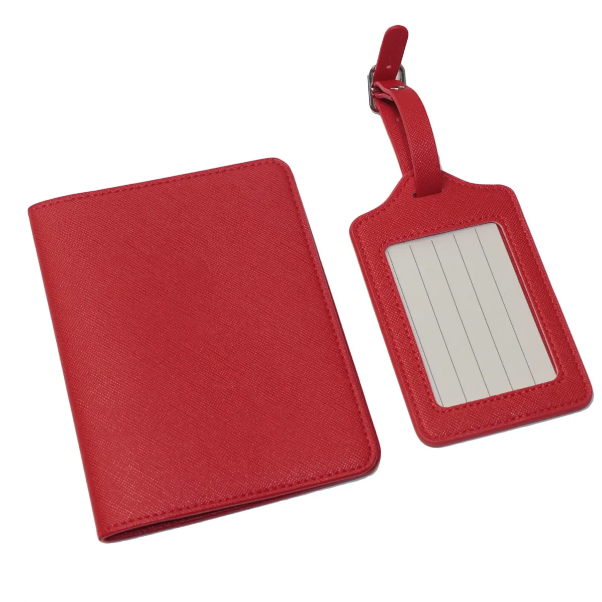portedocuments étiquettes bagages personnalisables initiales dorées texture douce organisation documents identification bagages cuir véritable saffiano pu voyage accessoires