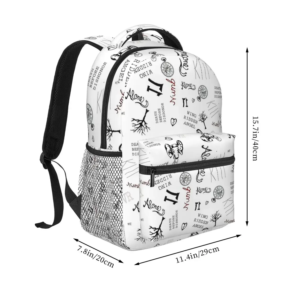 tatouages xxxtentacion, papier peint, sacs à dos, sacs à dos pour garçons et filles, sacs d'école pour étudiants, sac à dos de voyage, sac à bandoulière, grande capacité