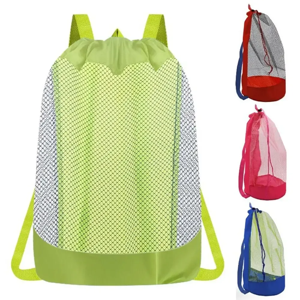 sac à dos de natation grande capacité, sac de plage pliable et portable, sac à dos de natation avec fermoir réglable, séchage rapide, paniers de plage pour enfants
