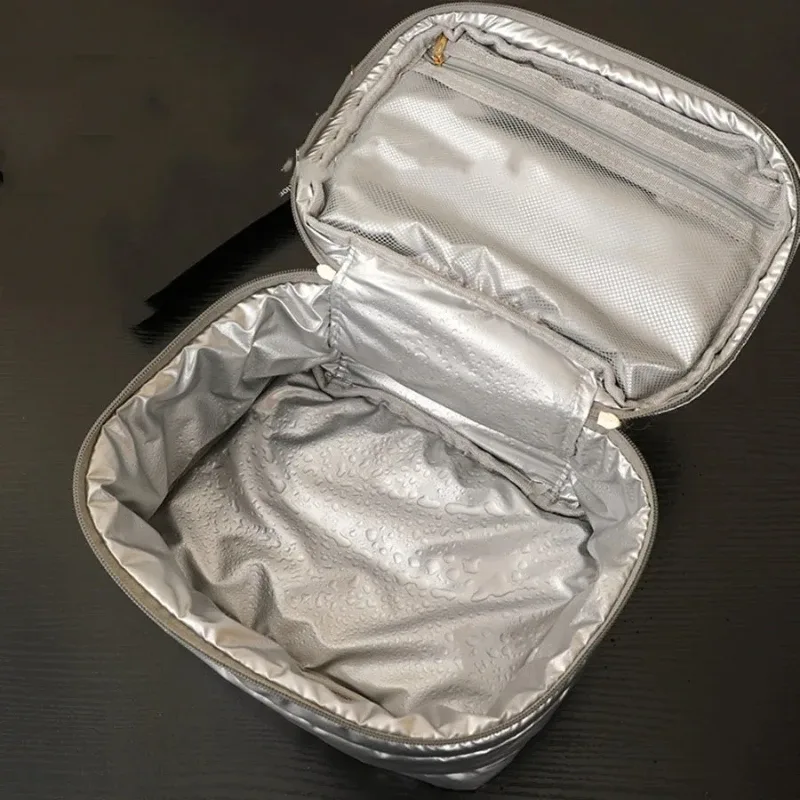 trousse de maquillage de grande capacité, trousse de toilette, sacs de rangement portables, organisateur de voyage, trousse de toilette multifonctionnelle