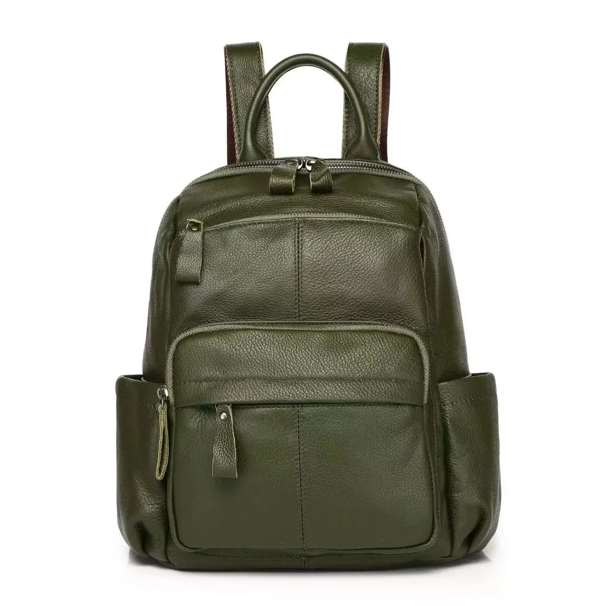 sac à dos vintage en cuir véritable pour femme, sacs fourre-tout en cuir de vache véritable pour dames, sac à bandoulière en cuir de vachette tendance, nouveauté 2026