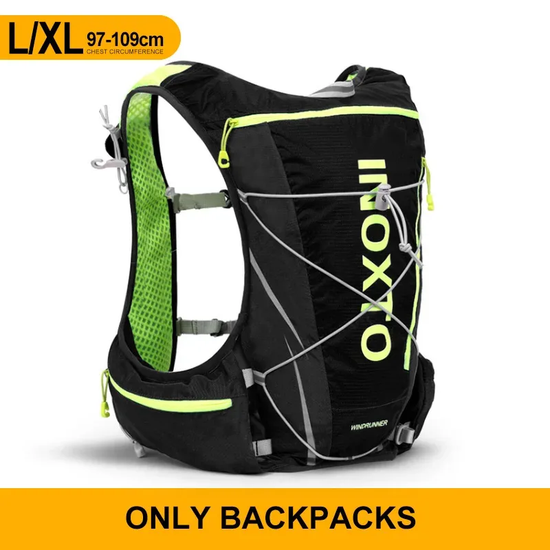 gilet hydratant de course en plein air 8l, sac à dos hydratant pour cyclisme, trekking, randonnée, marathon, vélo, avec bouteille d'eau de 500ml