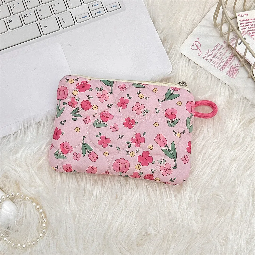 sac de rangement portable de dessin animé mignon pour femmes, petit sac à main de voyage, sac à cosmétiques, sac à main pour rouge à lèvres, carte pour écouteurs, mini portefeuille de maquillage, sac en poudre