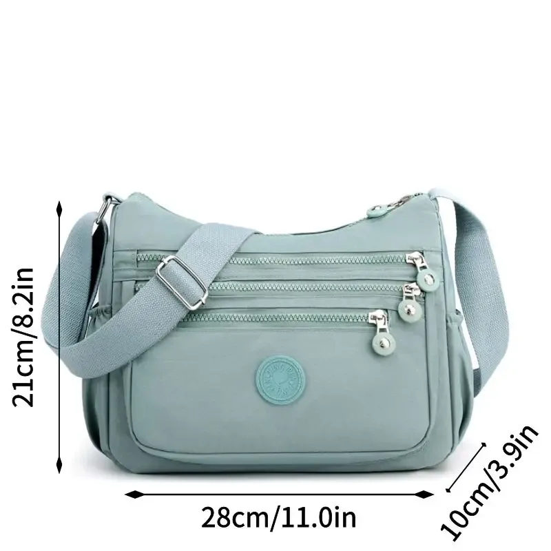 sac à bandoulière pour femmes, sacoches imperméables en nylon pour dames